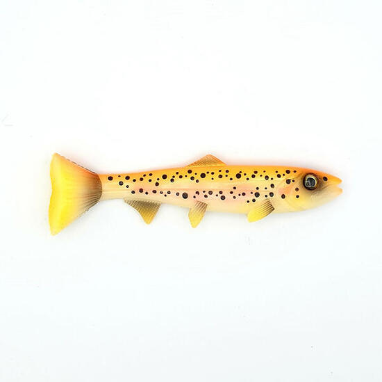 Leurre souple Hostagevalley Troubletail 18 cm noir/jaune 61 g