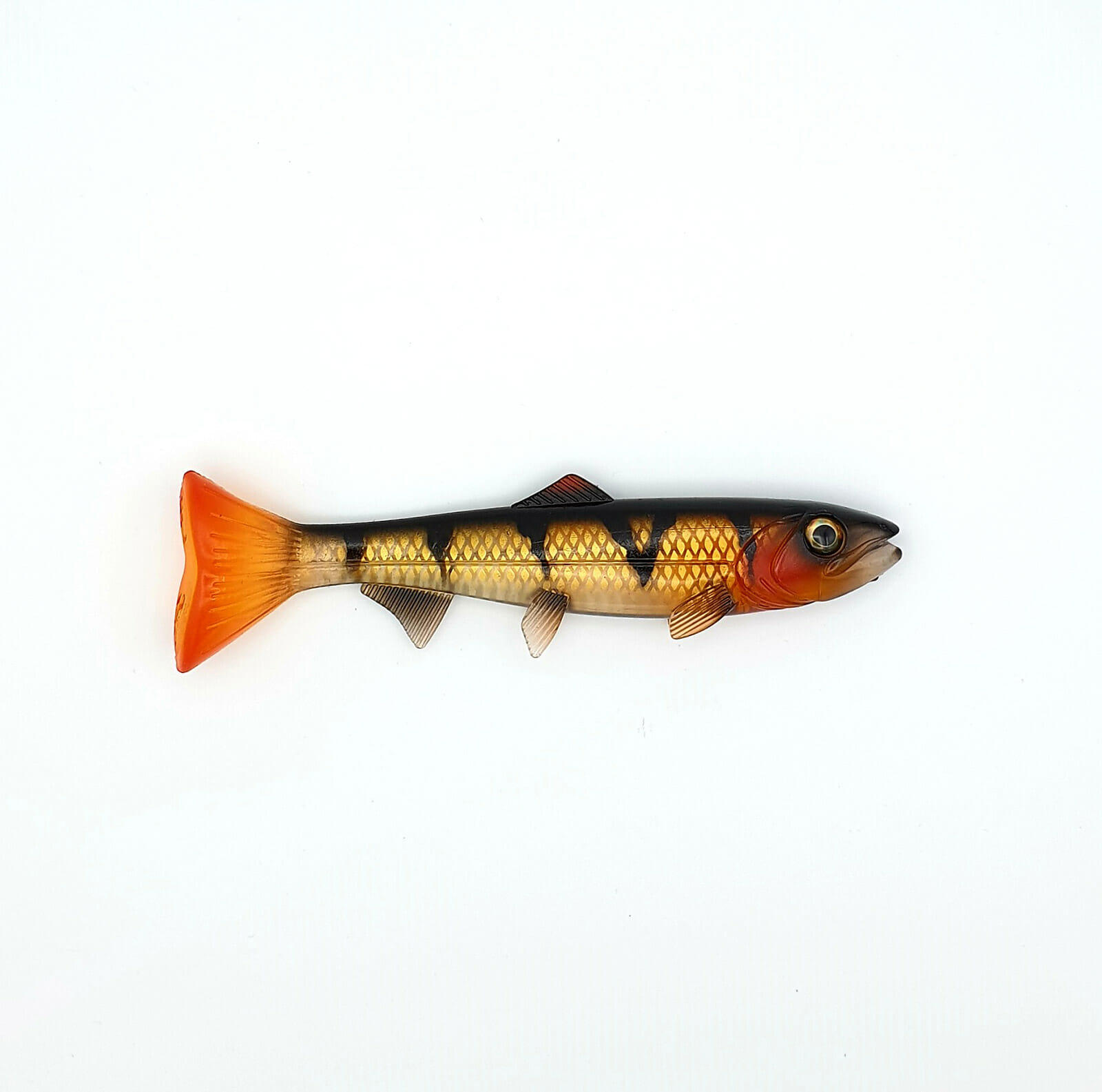 HOSTAGE VALLEY Softbaits - Hostagevalley Troubletail Transparent Perch - 14cm