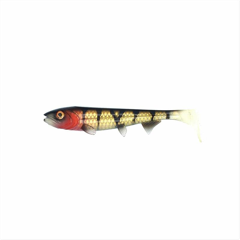 Leurre souple - Hostagevalley Shad Transparent Perch 18cm