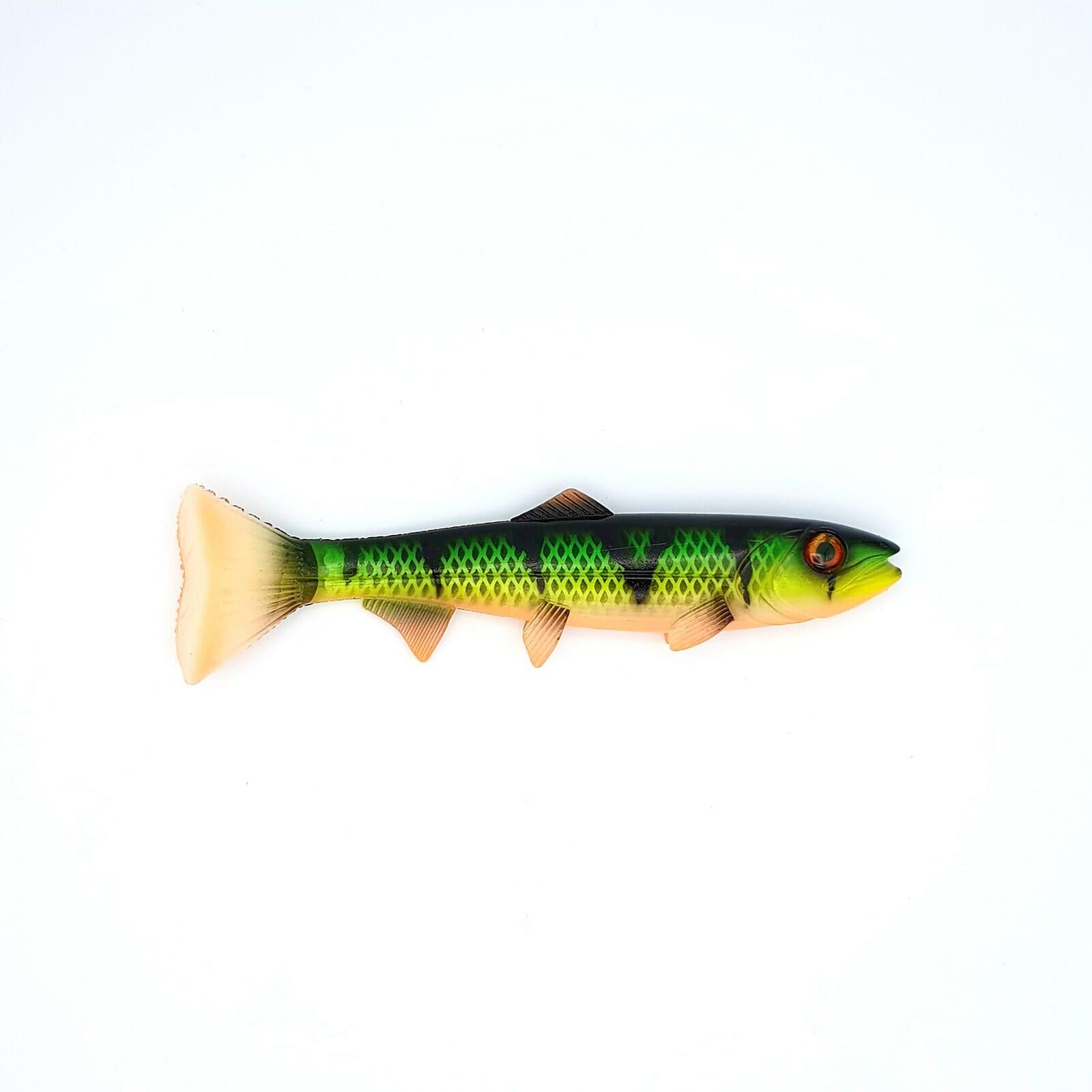HOSTAGE VALLEY Softbaits - Hostagevalley Troubletail Bright Firetiger - 18cm