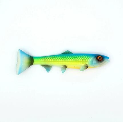 Leurre souple Hostagevalley Troubletail 18 cm noir/jaune 61 g