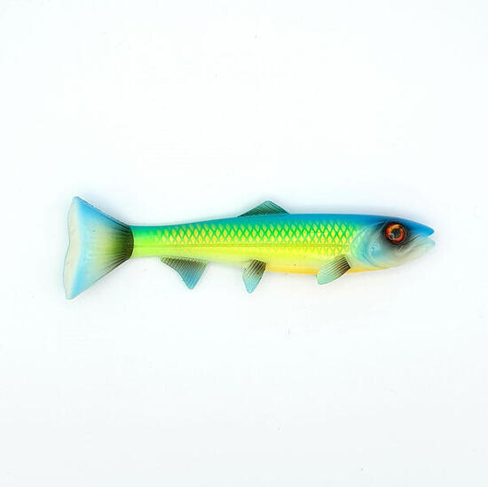Leurre souple - Hostagevalley Troubletail Green Attack UV - 18cm