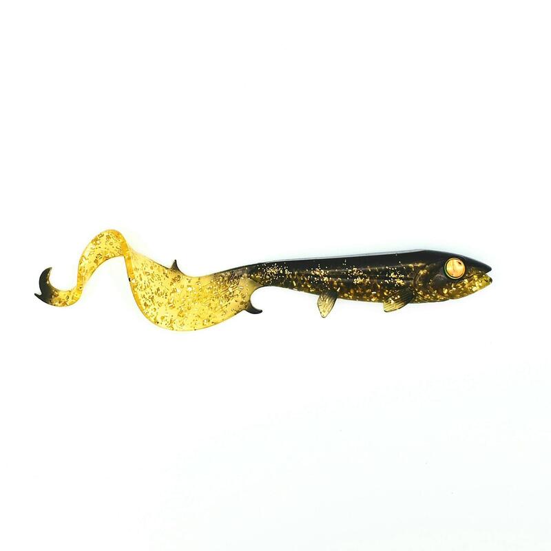 Leurre souple - Hostagevalley Curlytail Spotted Bullhead 18cm