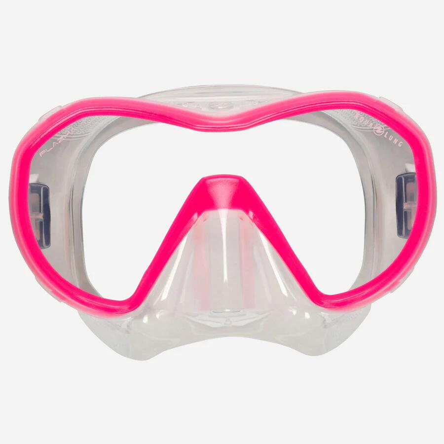 PLAZMA Scuba Diving Mask Transparent Pink