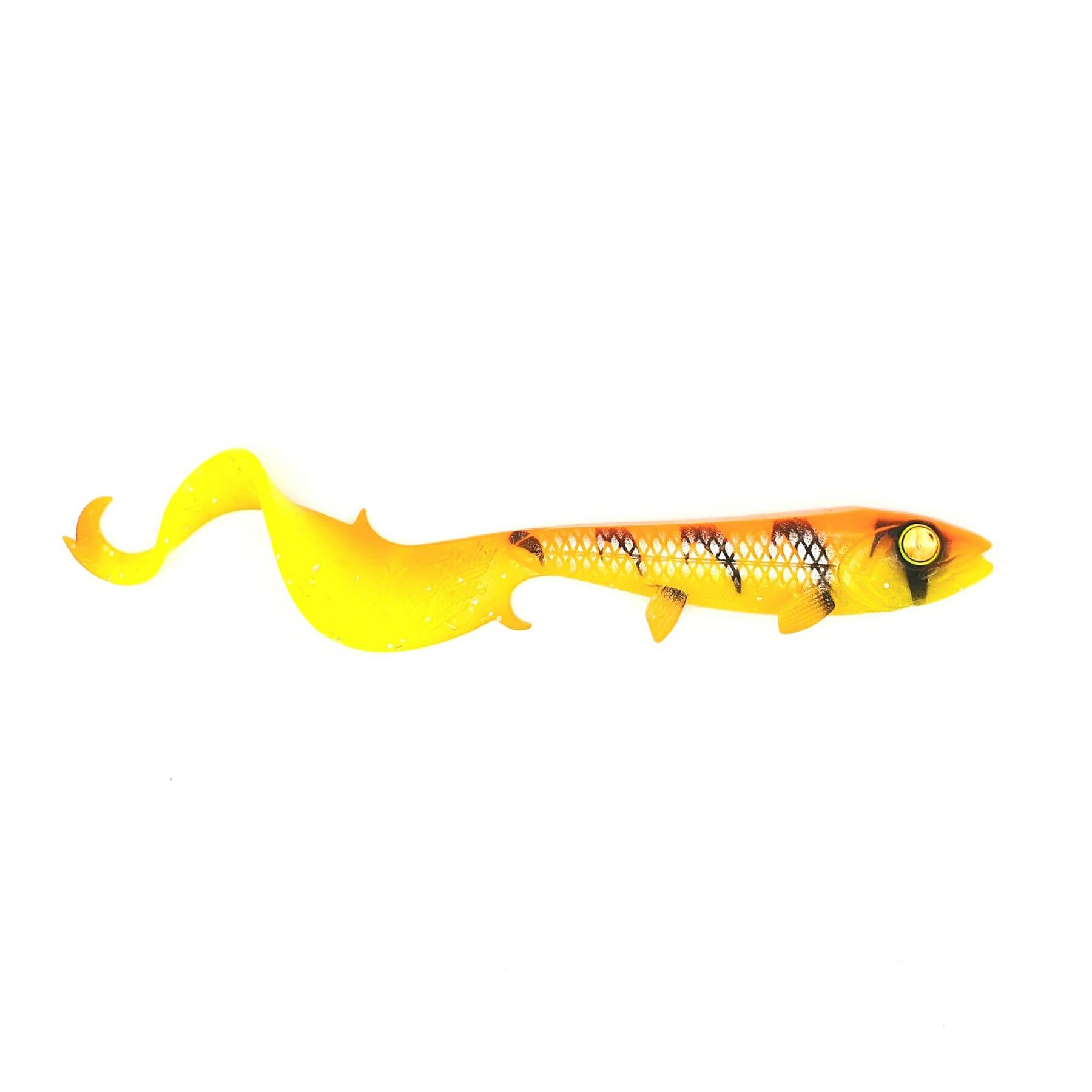 HOSTAGE VALLEY Softbaits - Hostagevalley Curlytail Flame Fish 18cm