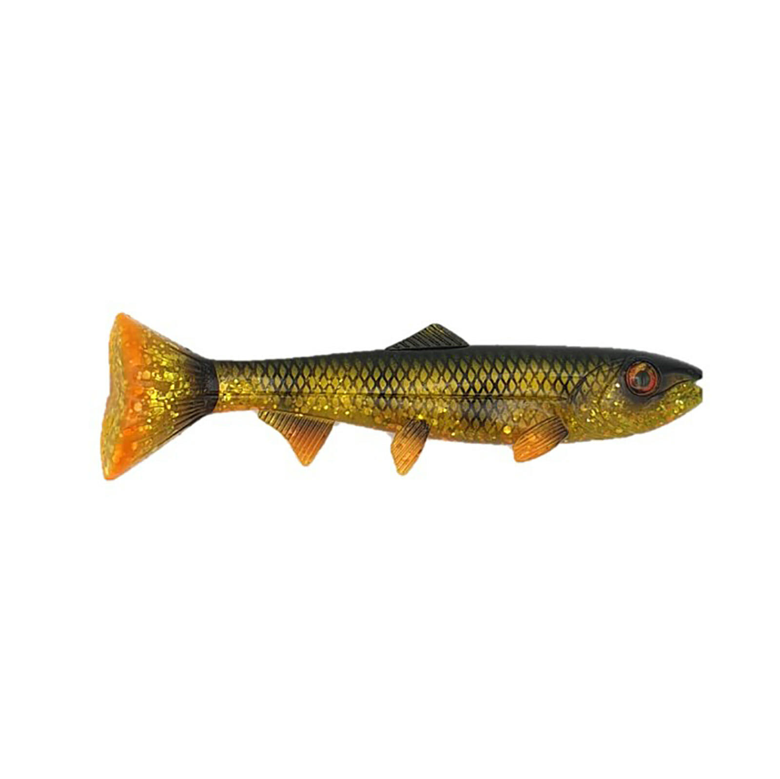 HOSTAGE VALLEY Softbaits - Hostagevalley Troubletail Natural Perch - 14cm