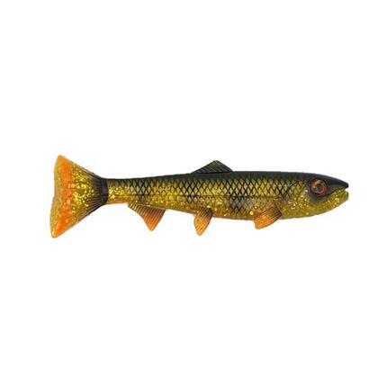 Leurre souple Hostagevalley Troubletail 18 cm noir/jaune 61 g