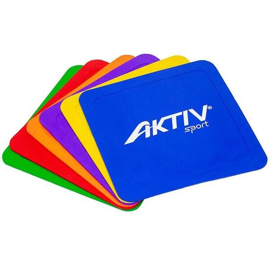 Quadratisches Bodenmarkierungsset Aktivsport 6 Stück