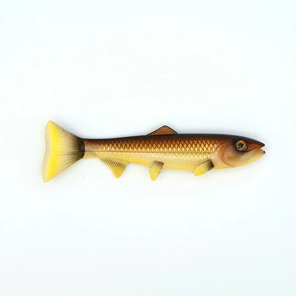 Leurre souple Hostagevalley Troubletail 18 cm noir/jaune 61 g