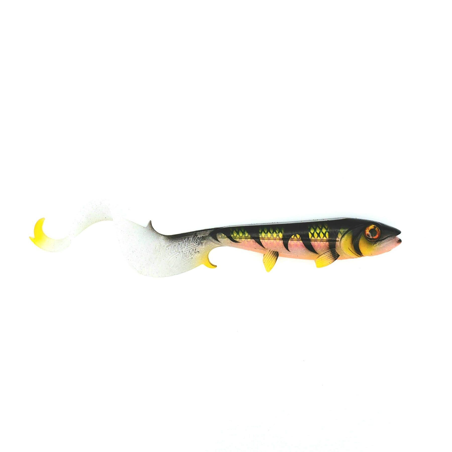 HOSTAGE VALLEY Softbaits - Hostagevalley Curlytail Purpur Perch 24cm