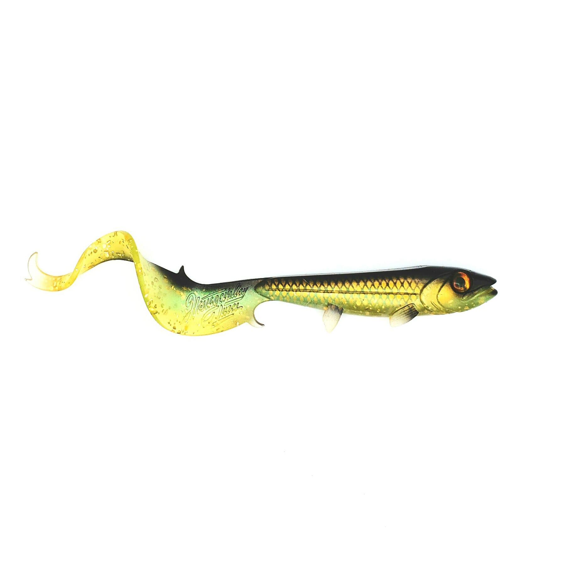 HOSTAGE VALLEY Softbaits - Hostagevalley Curlytail Gold Jade 18cm