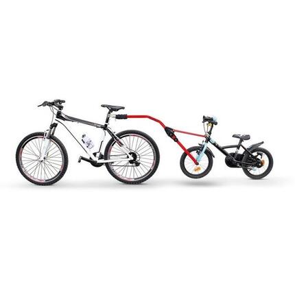 Barre Trail Angel Rouge pour remorquage vélo enfant