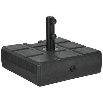Base de Sombrilla Outsunny 49x49x36.5 cm Negro