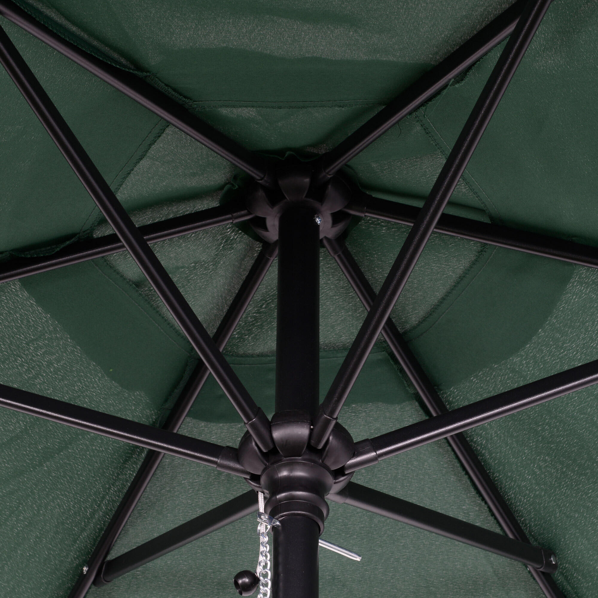 Sombrilla Outsunny 196x196x204 cm Verde 4/7