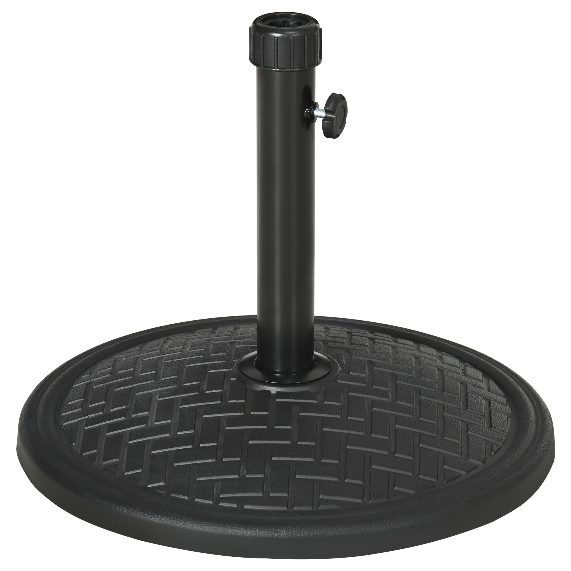 Base para chapéu de sol ø46x34 cm preto Outsunny