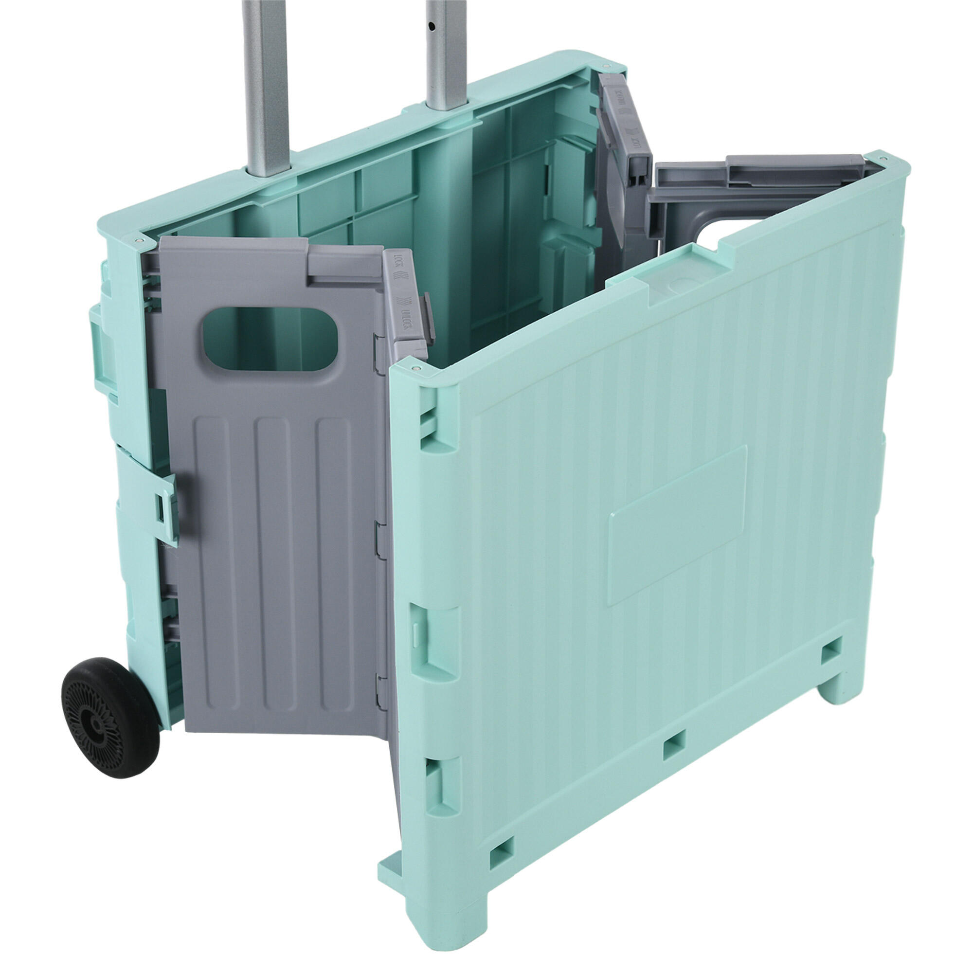 Carrinho de armazenamento verde HOMCOM 4/7