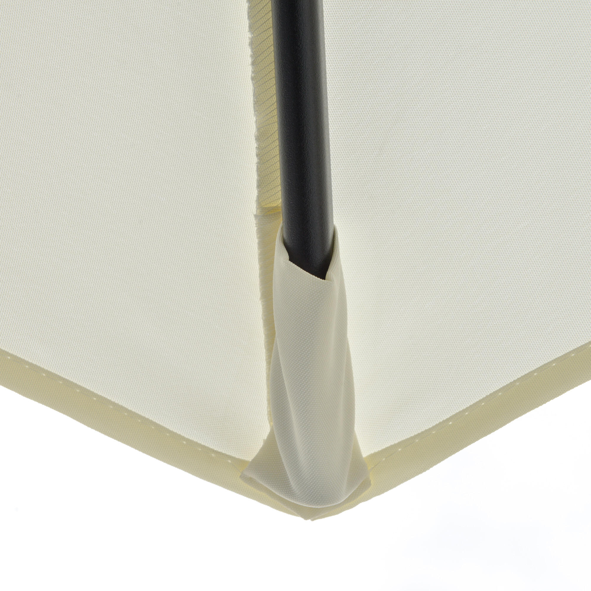 Sombrilla de Pared Outsunny 190x200x240 cm Crema 5/7