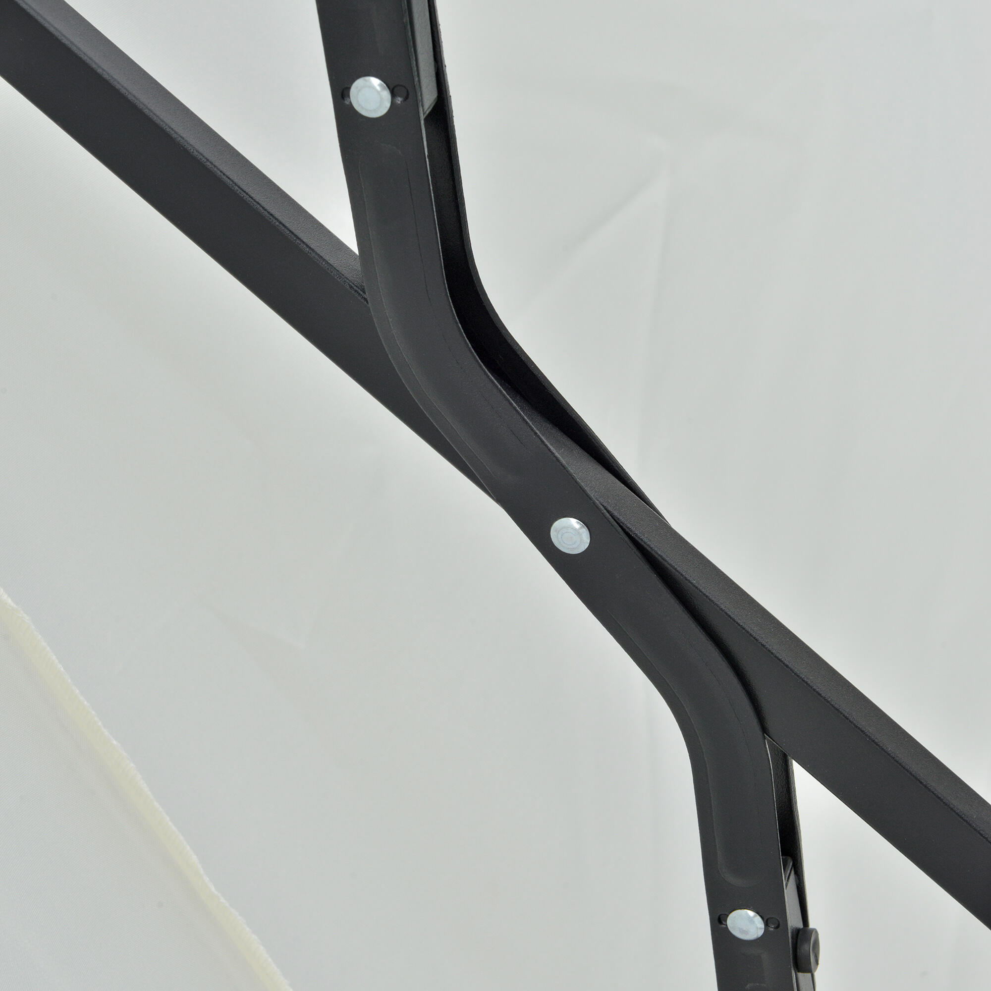 Sombrilla de Pared Outsunny 190x200x240 cm Crema 4/7