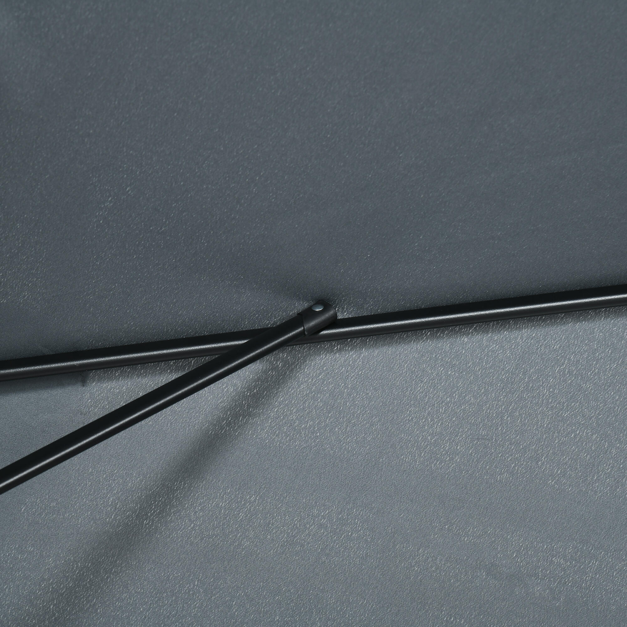 Sombrilla Outsunny 195x295x253 cm Gris Oscuro 4/8