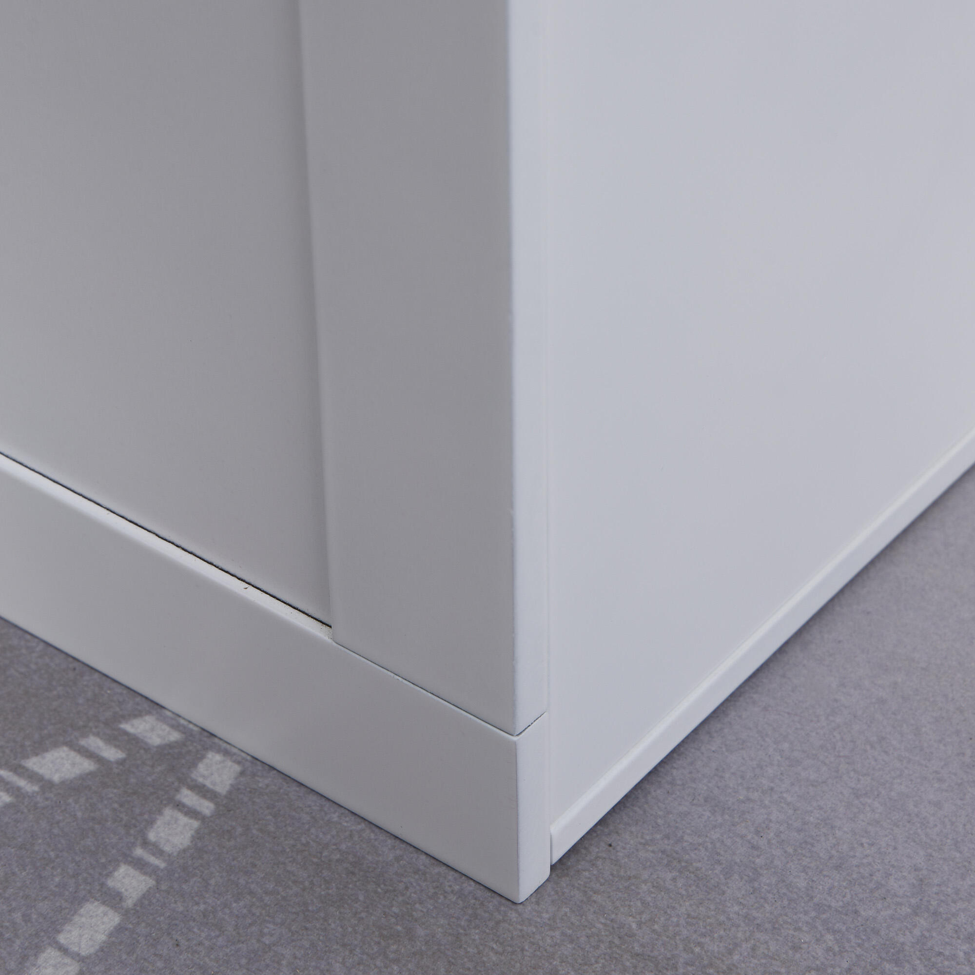 Comedero para Perros PawHut 60x30x41 cm Blanco 5/7