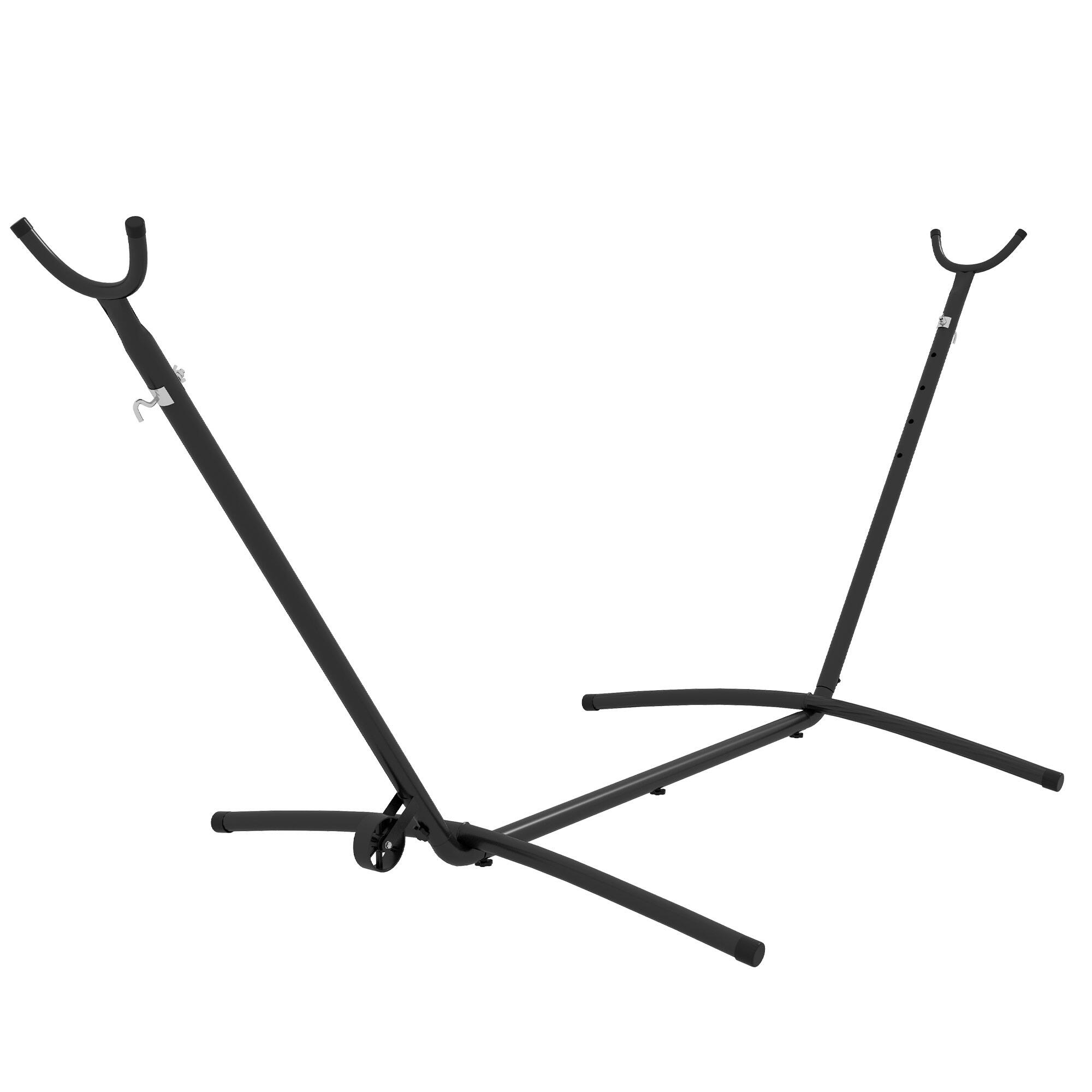 Suporte para cama rede 290x120x115 cm preto Outsunny