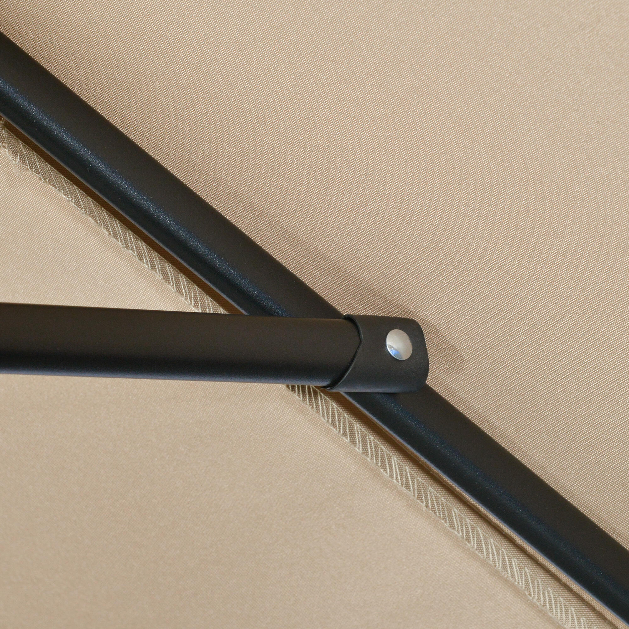 Sombrilla Outsunny 195x295x253 cm Caqui 5/7