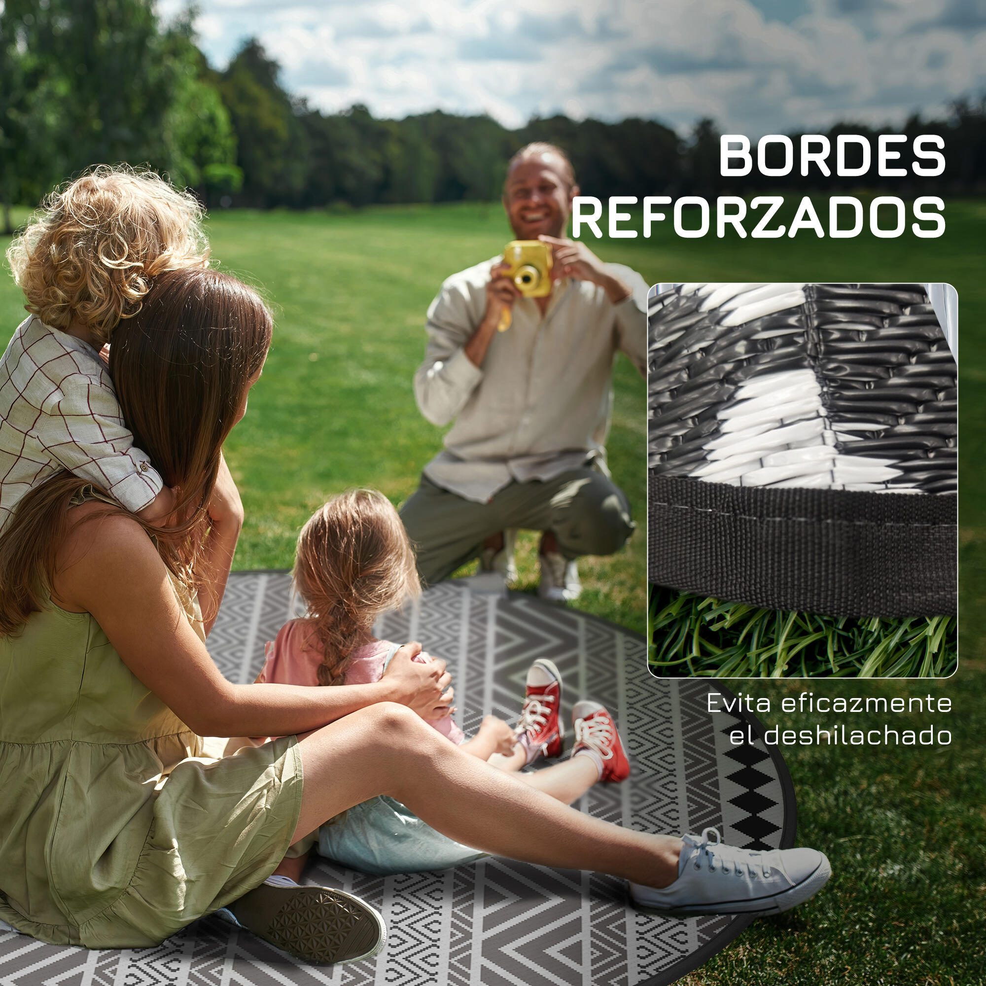 Móveis de jardim 63x57x82 cm branco Outsunny 4/7