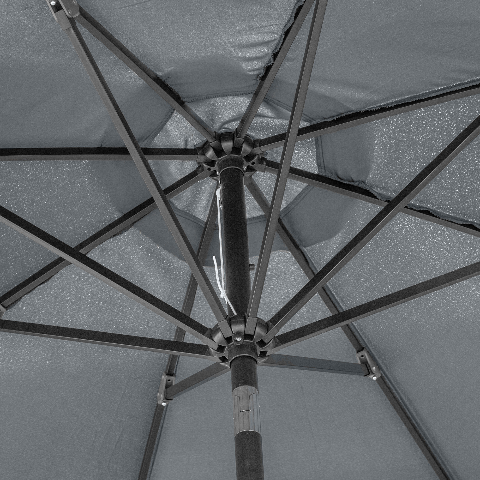 Sombrilla Outsunny 300x300x252 cm Gris 5/7