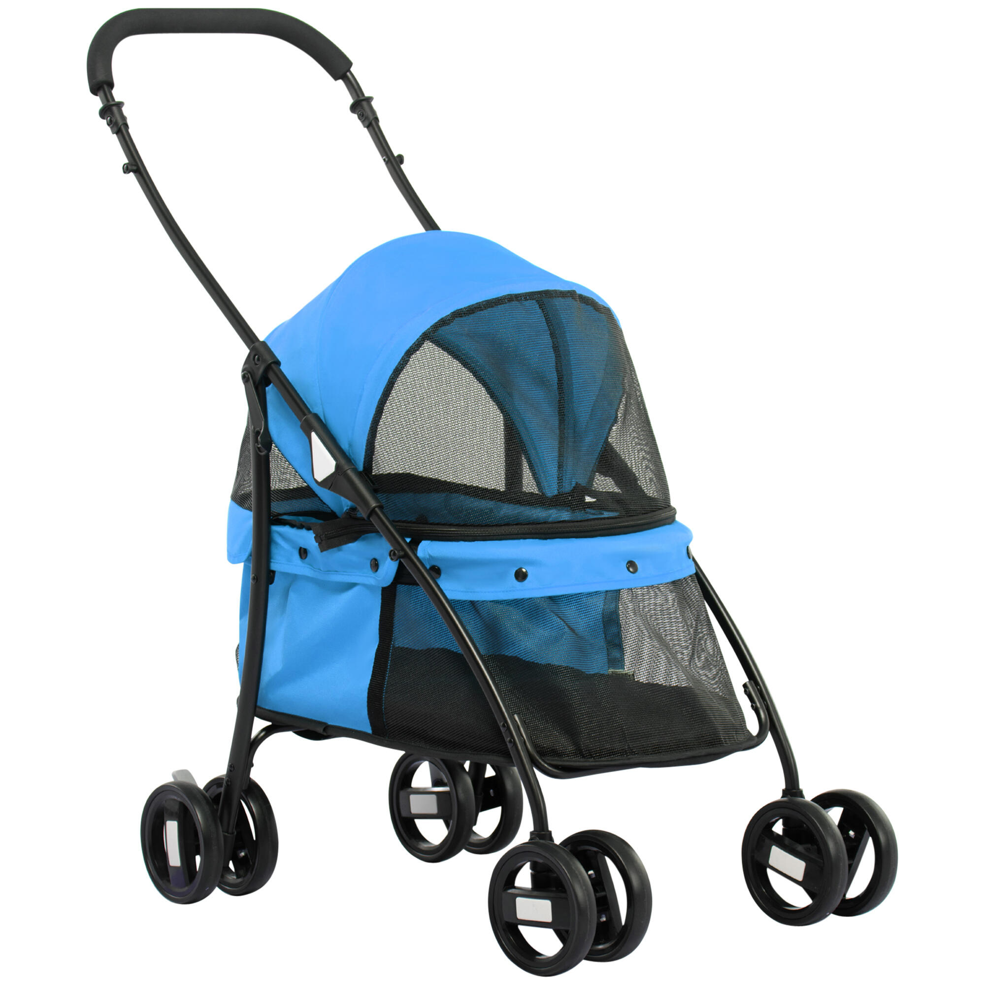 PAWHUT Carrinho para Animais de Estimação PawHut null PawHut 82x47x97cm azul
