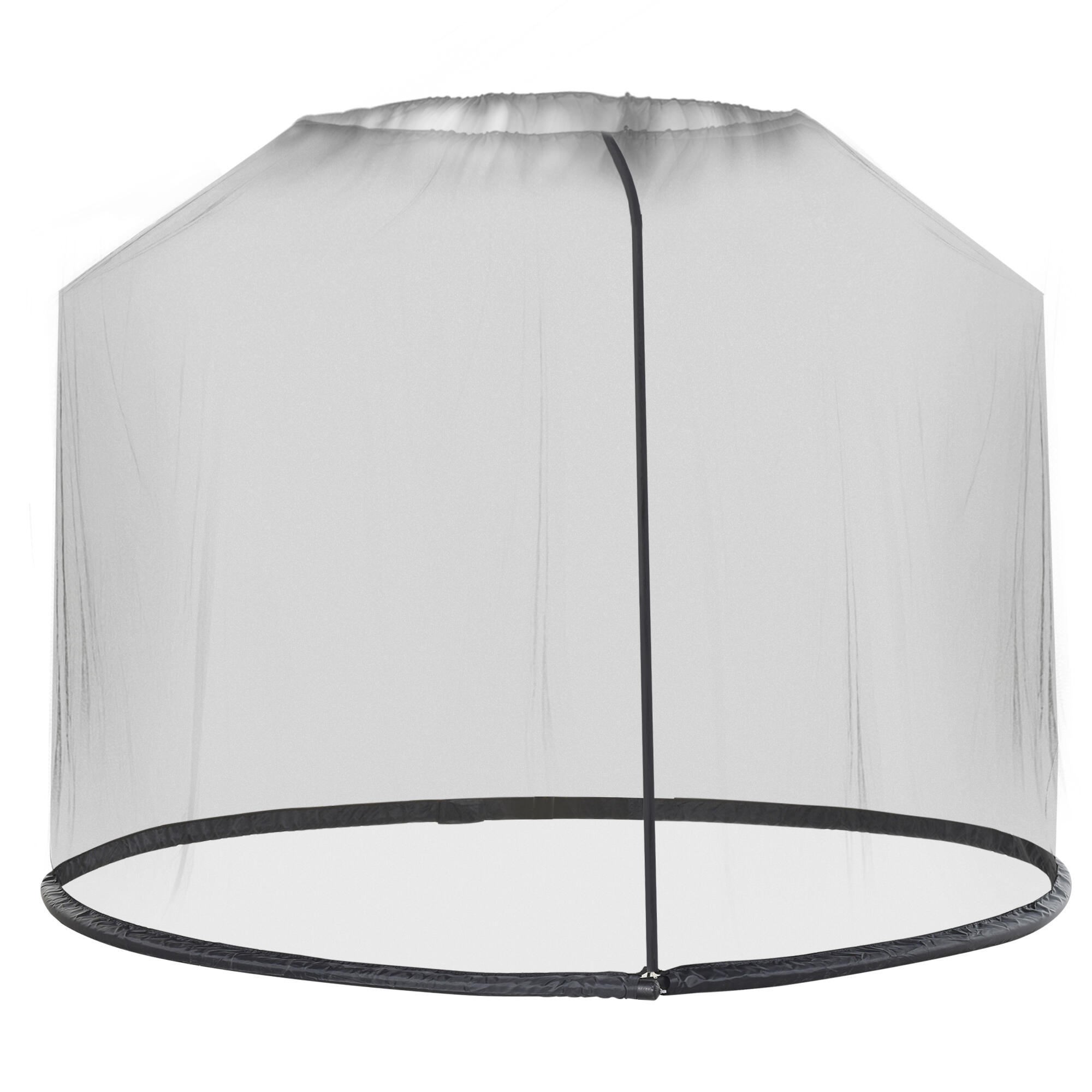OUTSUNNY Outsunny Zanzariera per Ombrellone 3x2.3 m Regolabile con Apertura a Cerniera
