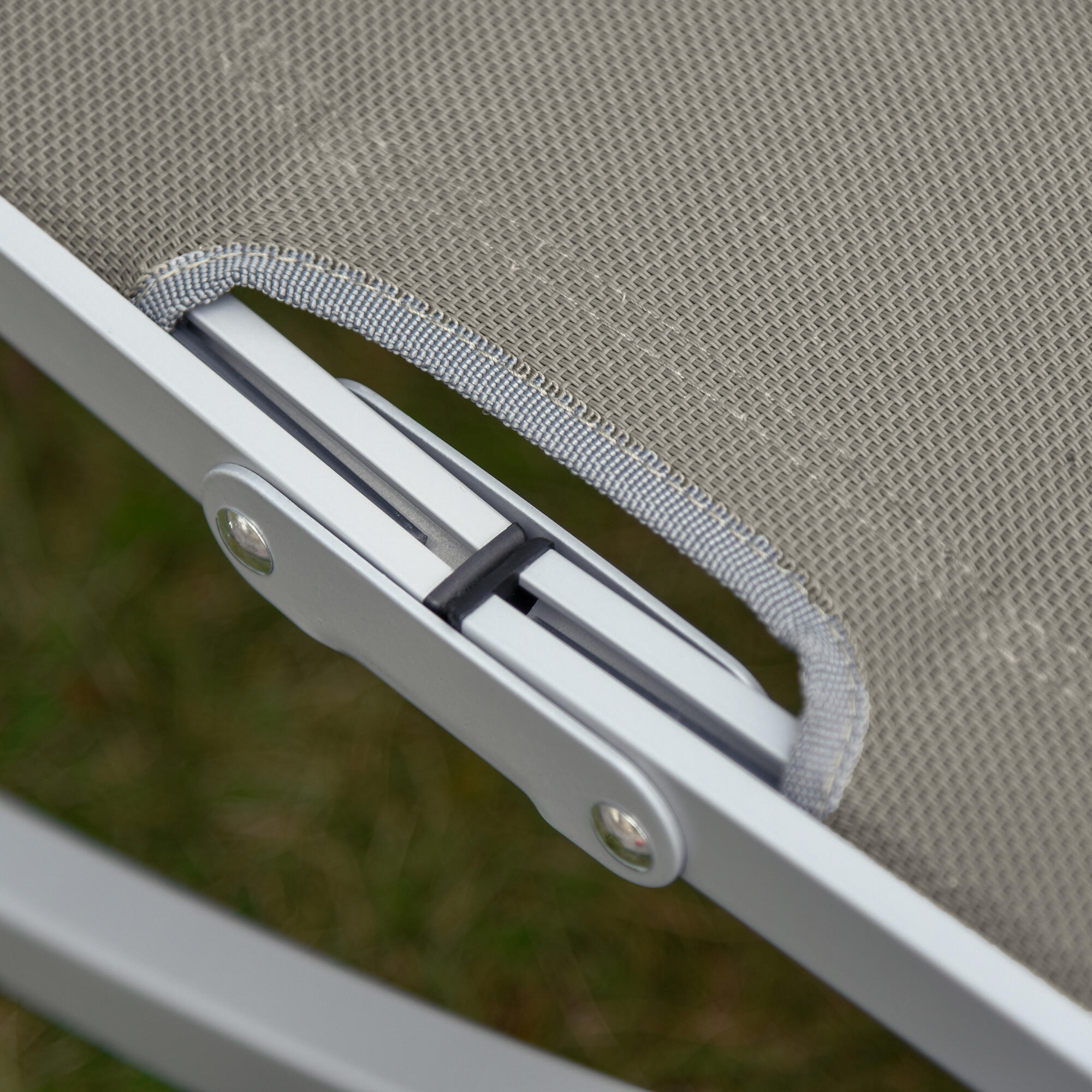 Conjunto de Tumbonas Outsunny 165x61x63 cm Gris 5/7