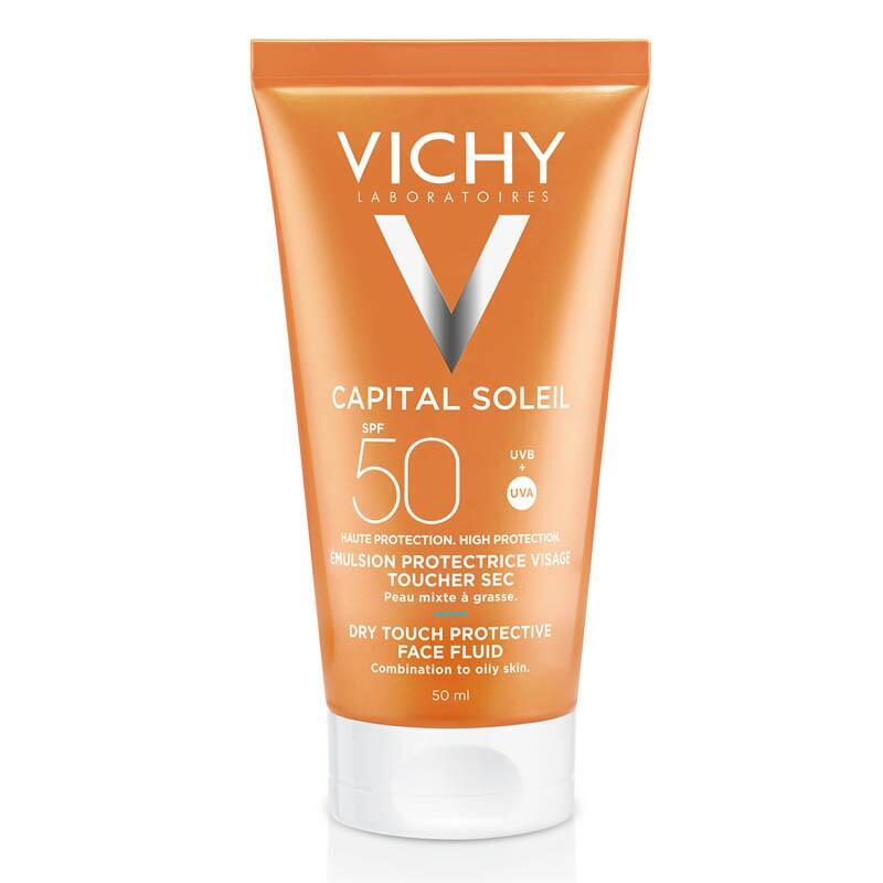 VICHY Capital Soleil Emulsión Facial Tacto Seco SPF50 50ml