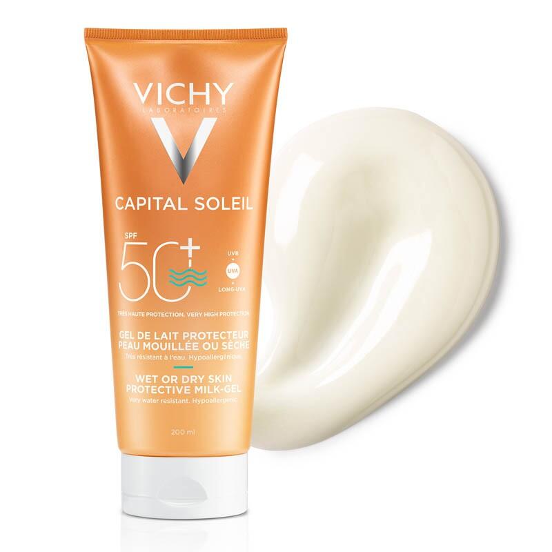 VICHY Capital Soleil Emulsión Facial Tacto Seco Con Color SPF50 50ml 2/5