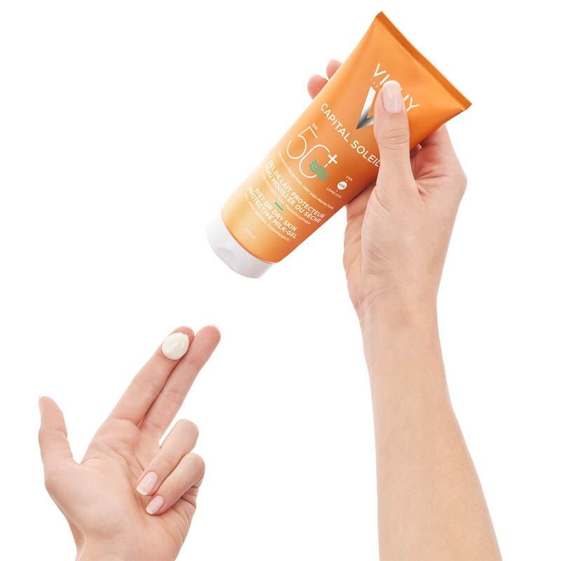 VICHY Capital Soleil Emulsión Facial Tacto Seco Con Color SPF50 50ml 4/5