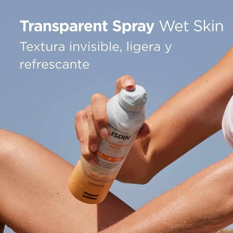 ISDIN Fotoprotector Transparent Spray Wet Skin SPF 50+ (100ml) 3/3