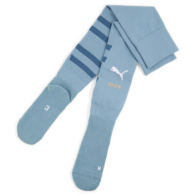 Calze grafiche Olympique de Marseille 24/25 da uomo PUMA Bold Blue Ocean Tropic