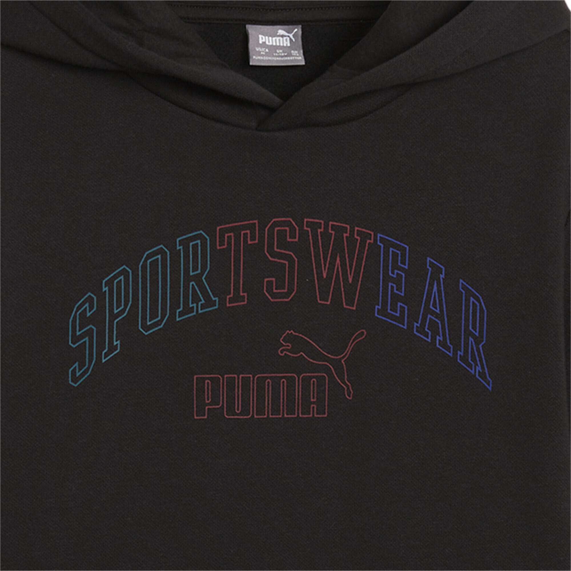 Hoodie ESS+ LOGO LAB Enfant et Adolescent PUMA Black 3/3
