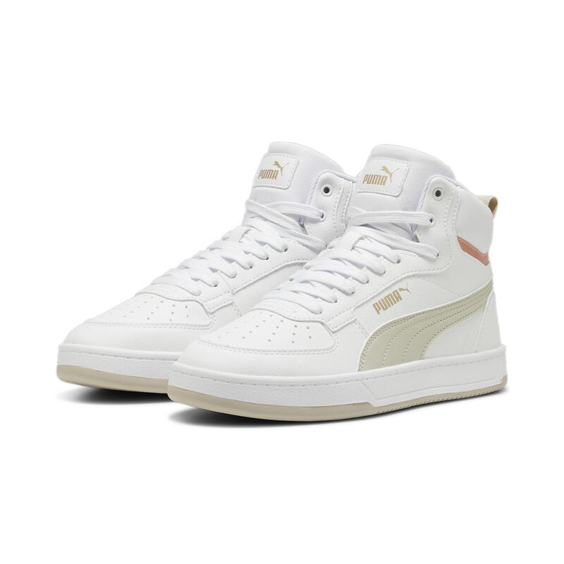 Caven 2.0 Mid Sneakers Erwachsene PUMA White Desert Dust Deeva Peach Beige Pink