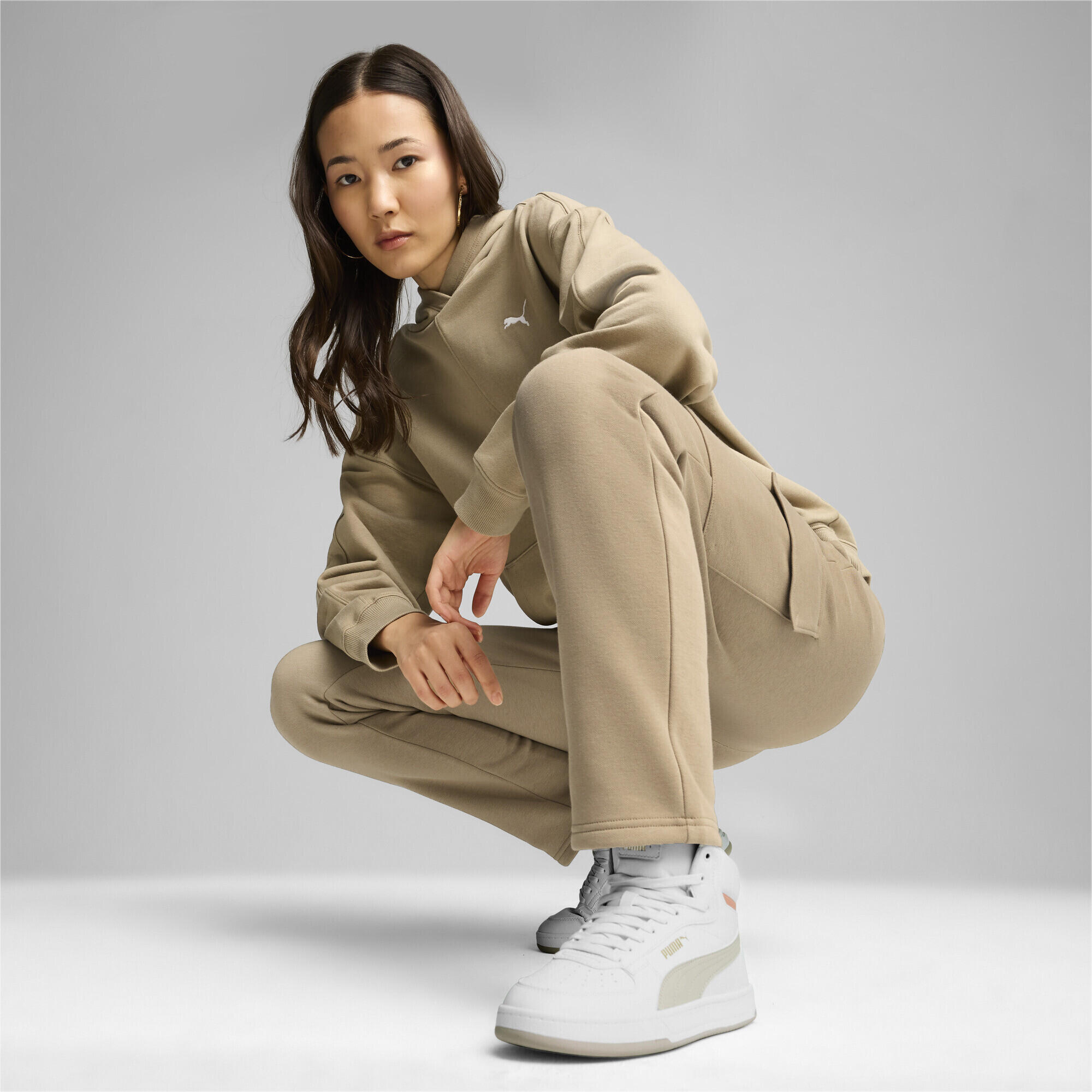 Caven 2.0 Mid Sneakers Erwachsene PUMA White Desert Dust Deeva Peach Beige Pink 7/15