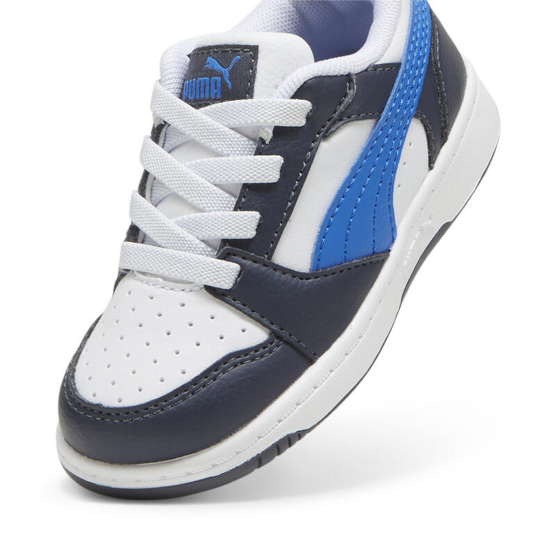 Batolecí tenisky Rebound V6 Lo PUMA White Hyperlink Blue Galactic Gray