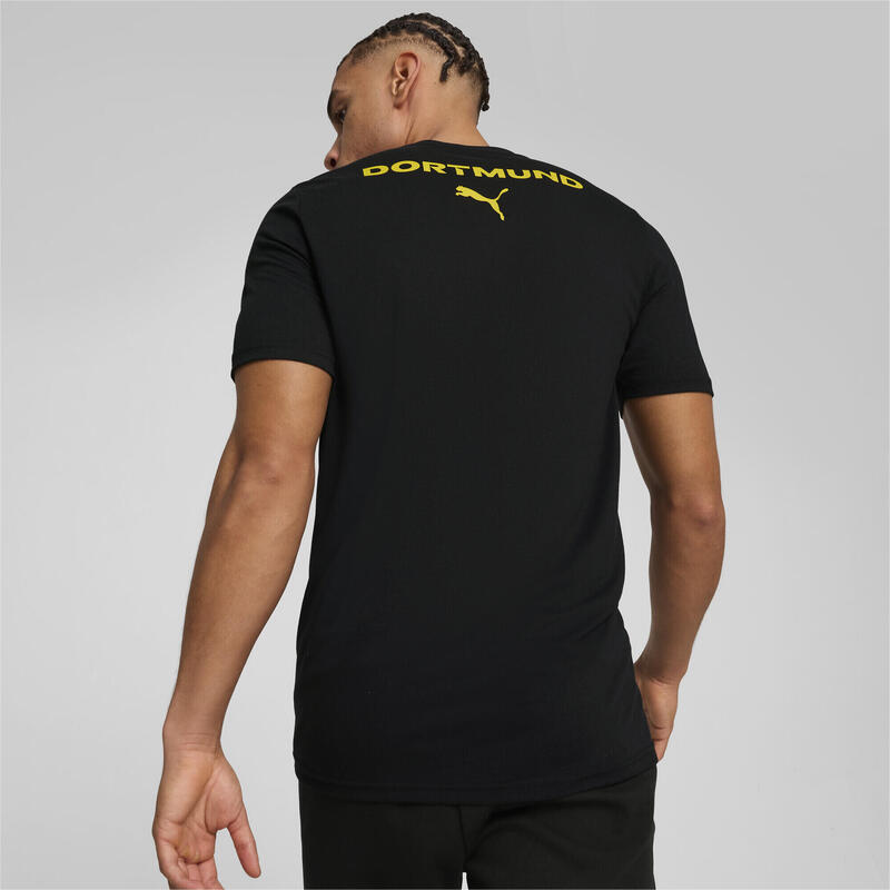 Camiseta Borussia Dortmund Casuals Hombre PUMA Black Faster Yellow