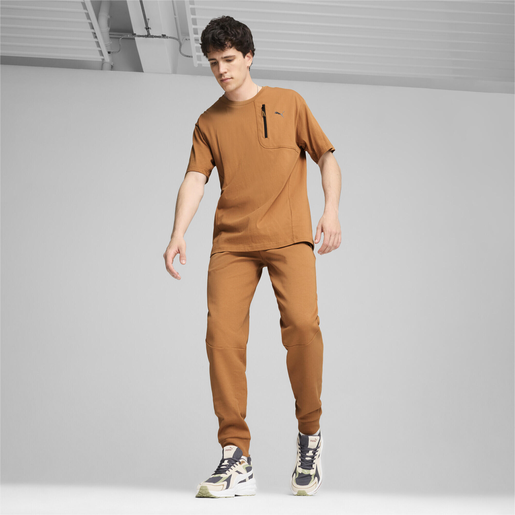 Męskie spodnie RAD/CAL PUMA Caramel Latte Beige 5/7