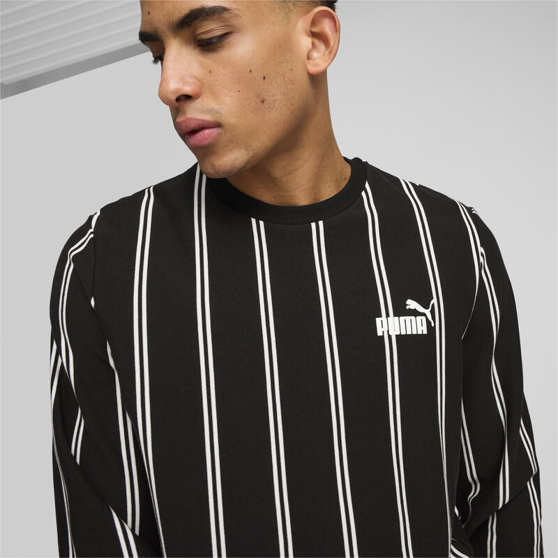 PUMA SPORTS CLUB Graphic Crew Men PUMA Black