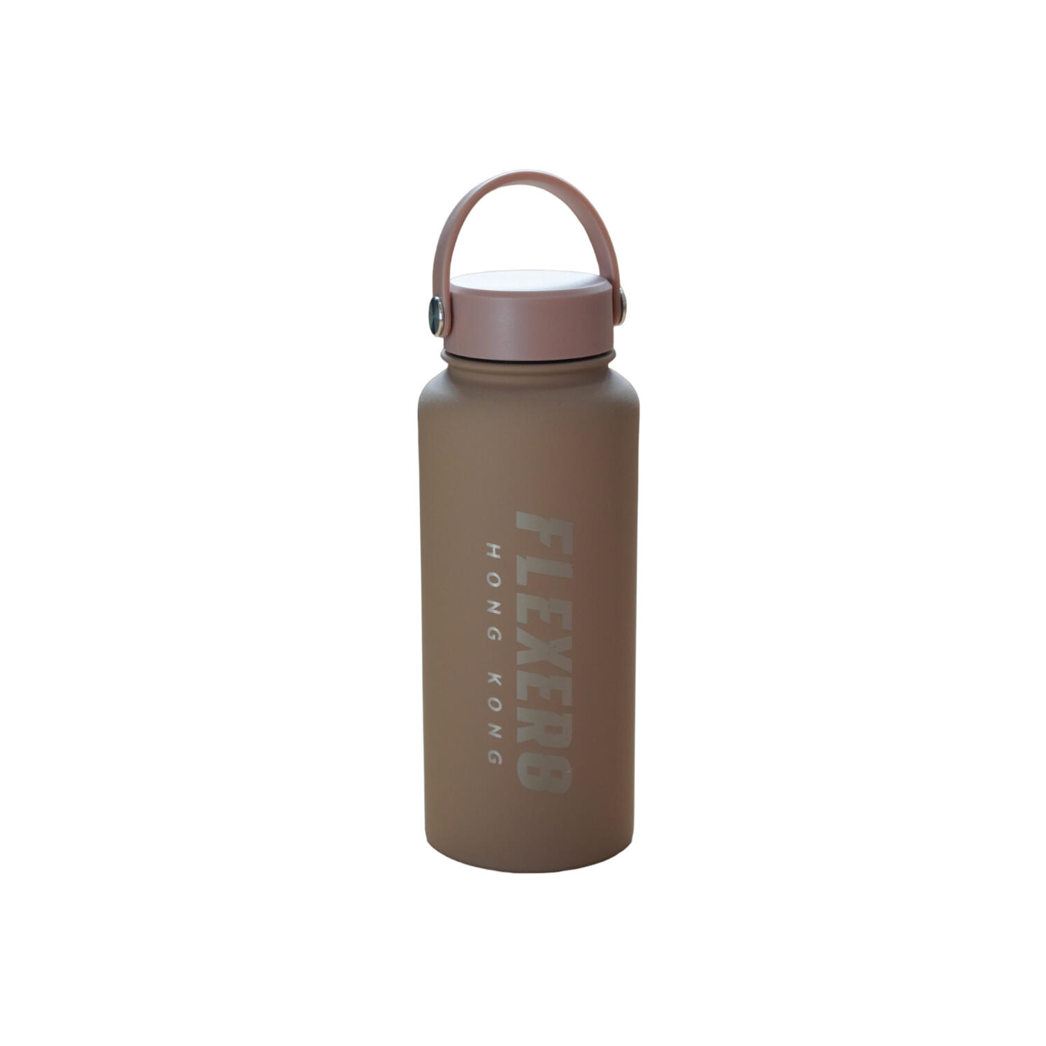 Stainless Steel Double Wall Water Bottle 1L Brown