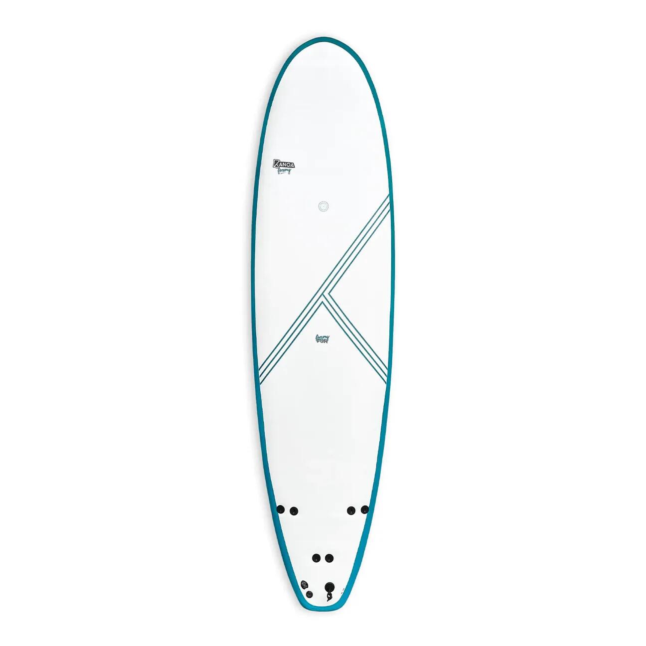 Foamy FUN X - FUTURES - 8' Mini Malibu Softboard 7/8