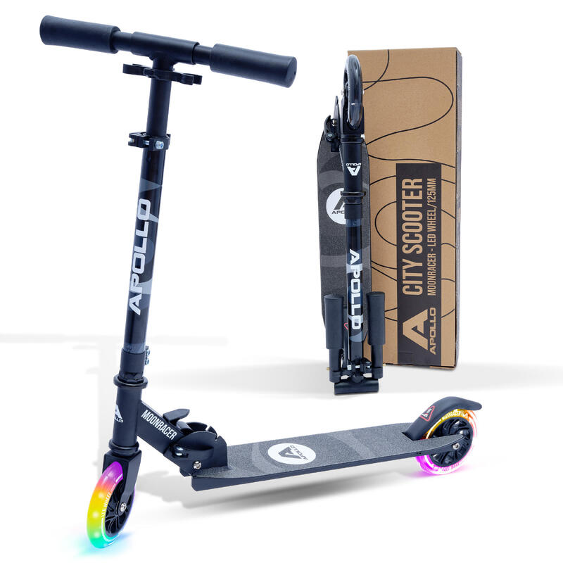 Patinete Niño LED Moonracer – Patinete Urbano con Suspensión