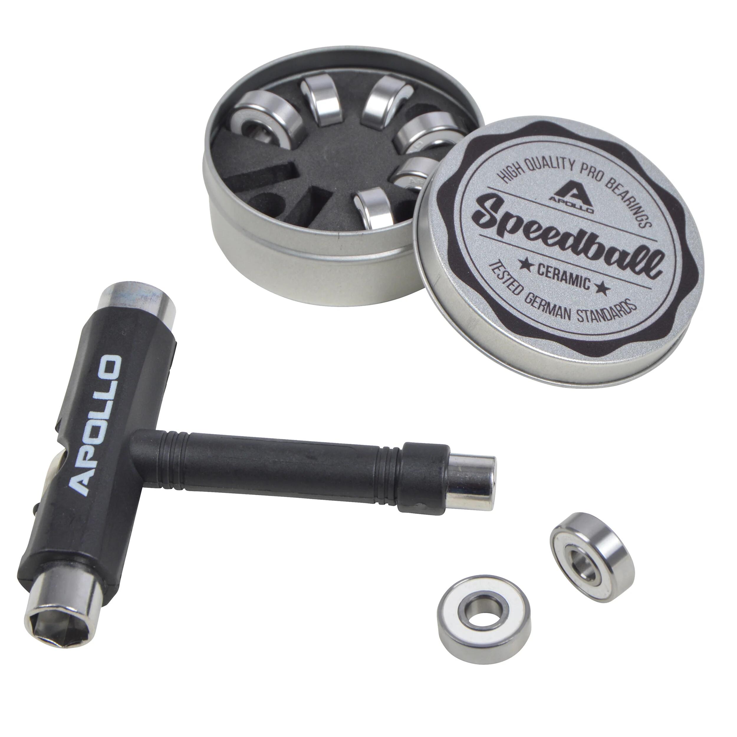 Roulements ABEC 7 et 11, 2,1x0,7 cm pour Longboard, Skate, Scooter