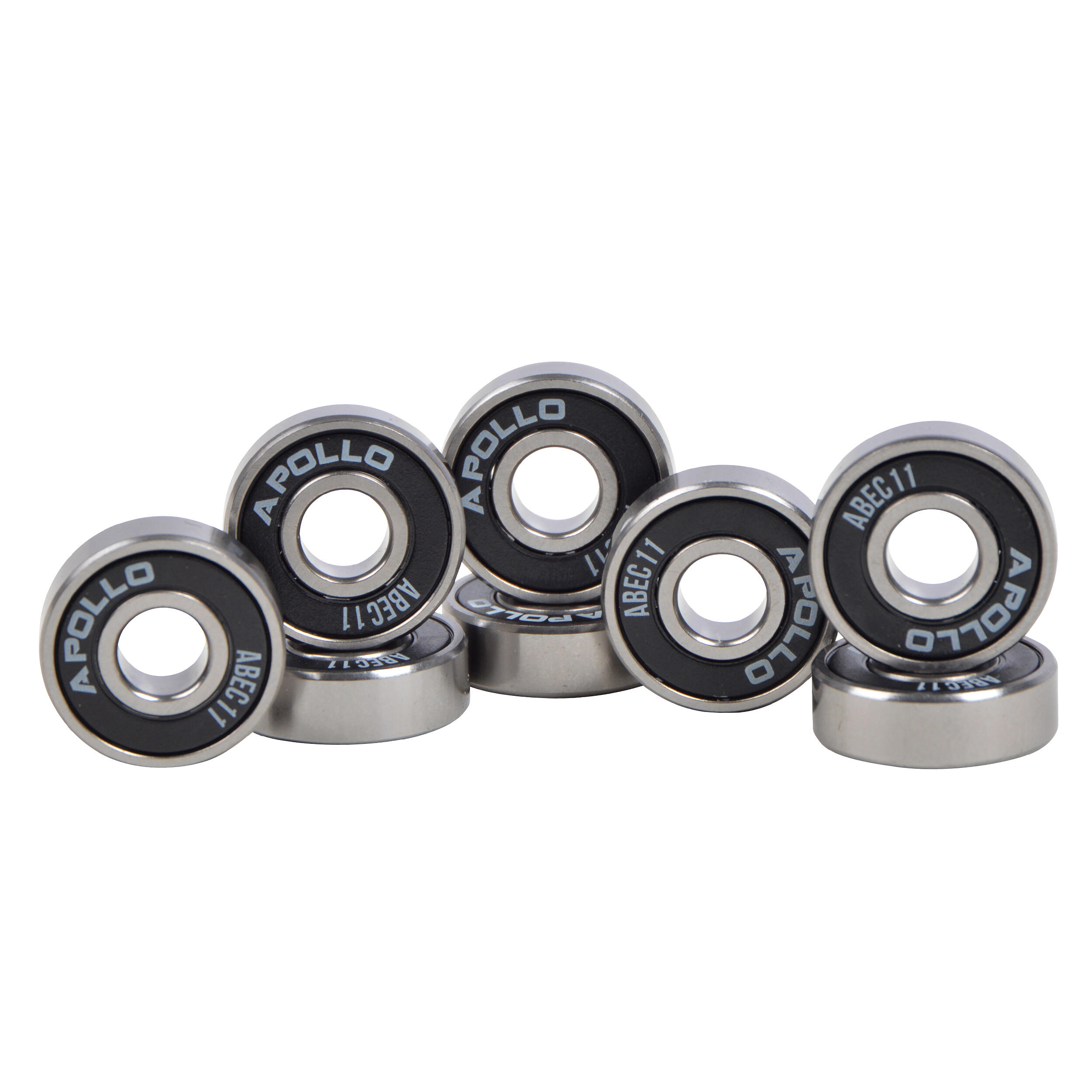 APOLLO Kogellagerset ABEC 7 & 11/ Ceramic, 2,1x0,7 cm voor longboard skateboard scooter