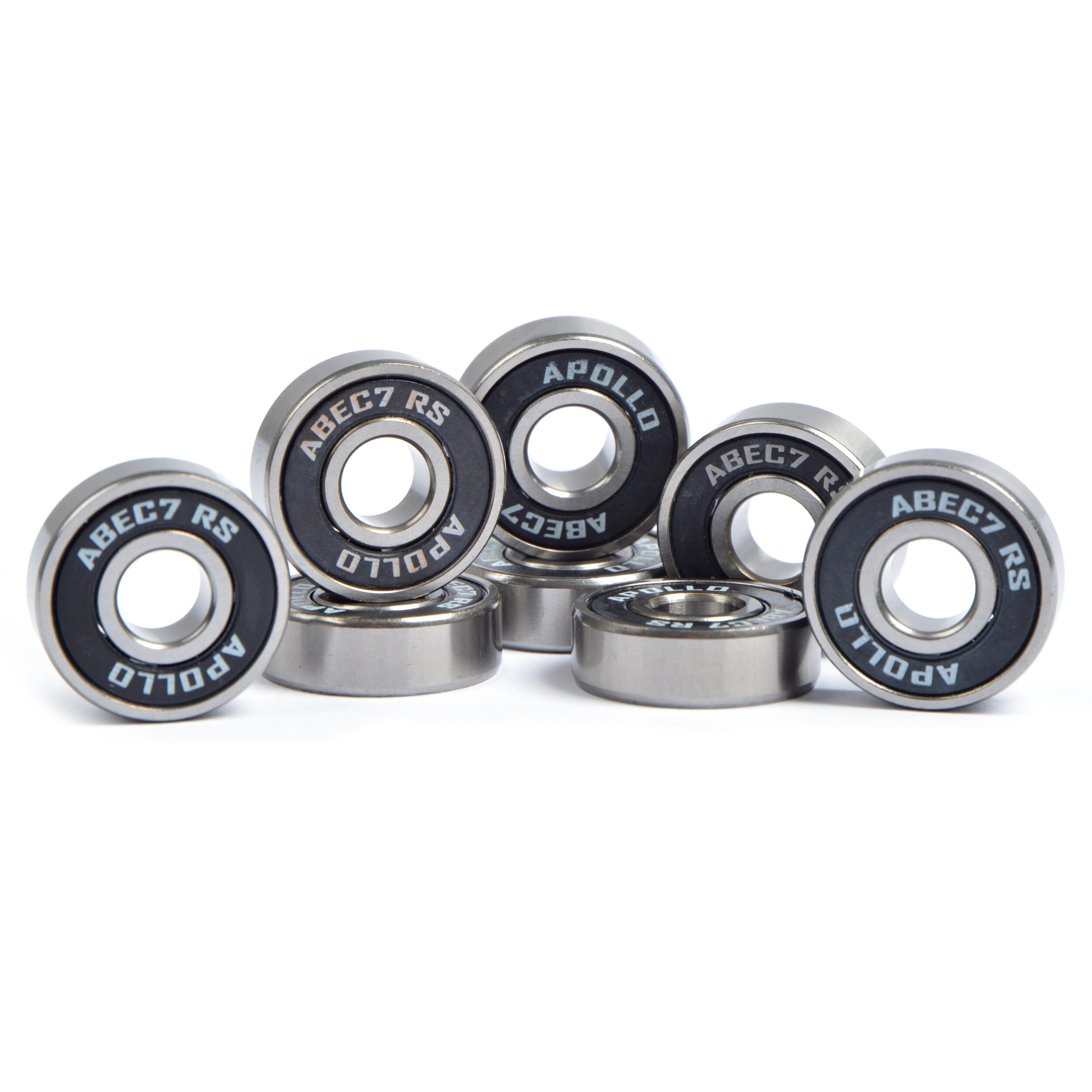 APOLLO Kogellagerset ABEC 7 & 11/ Ceramic, 2,1x0,7 cm voor longboard skateboard scooter