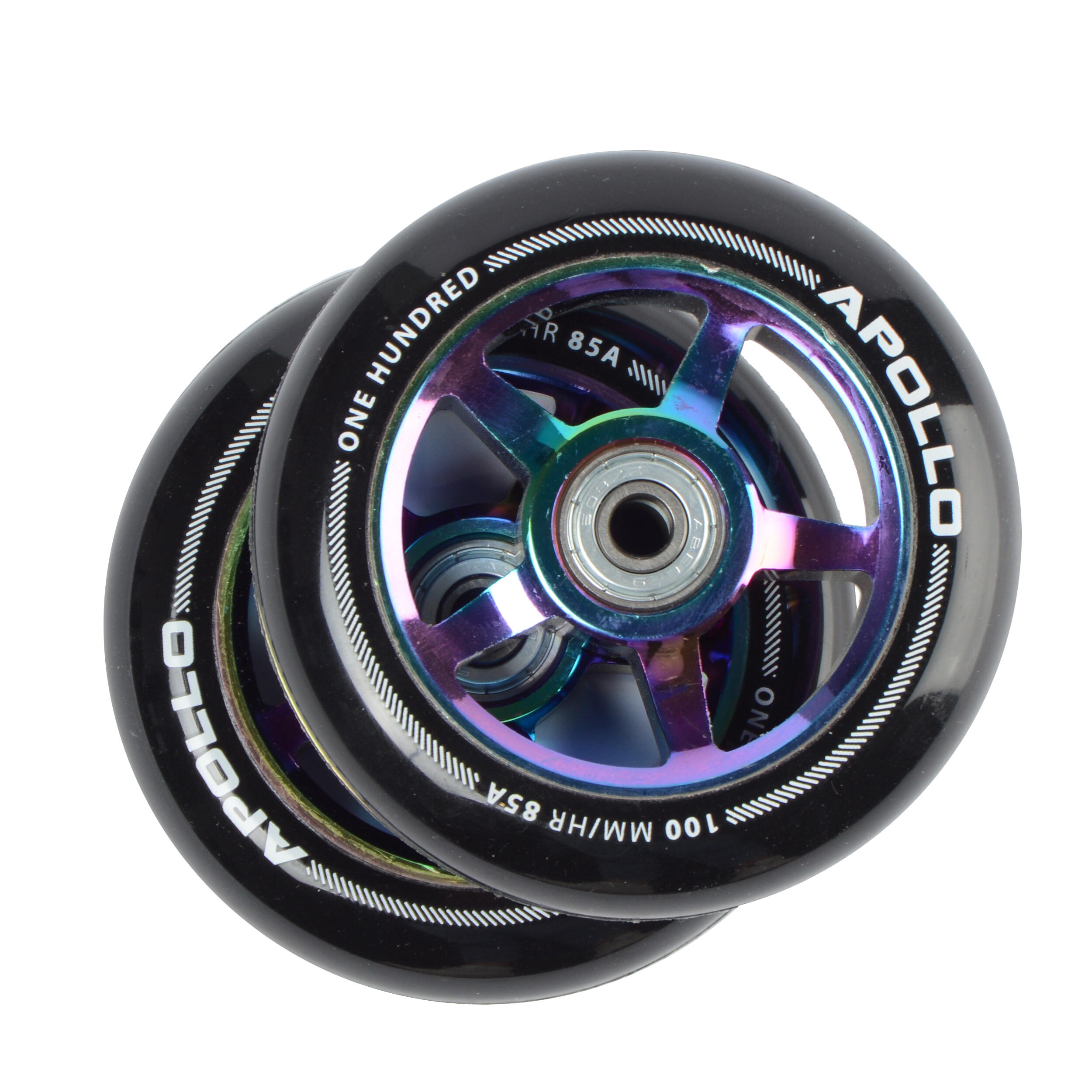 Set ruote di ricambio Pro Wheels per monopattino – ABEC9, cuscinetti a sfera 3/5
